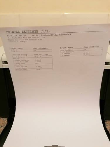 Brother HL-1212W Monochrome Wireless Laser Printer - Picture 5 of 11