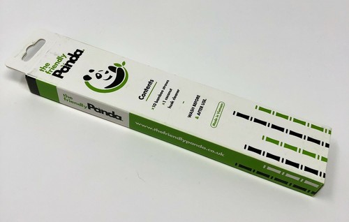 10 x natural bamboo drinking straws + Husk brush - SAVE UP TO 25% WITH MULTIBUY - Picture 2 of 8