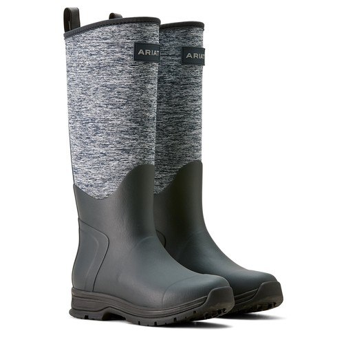 Ariat Swinbrook Womens Rubber Wellington Boot - Navy Heather - Picture 4 of 6