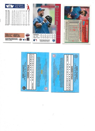 Lot of 32 Different Kirby Puckett Baseball Cards - HOF - Picture 8 of 8