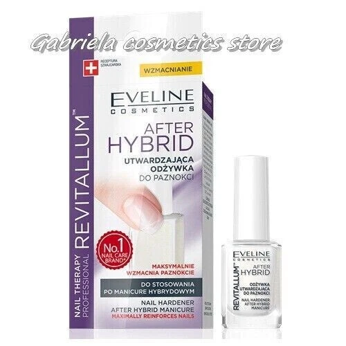Soin de thérapie des ongles Eveline After Hybrid Nail Hardener pour ongles fi... - Photo 2/3