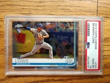 2019 Topps Chrome #151 Brandon Lowe PSA 10 RC 