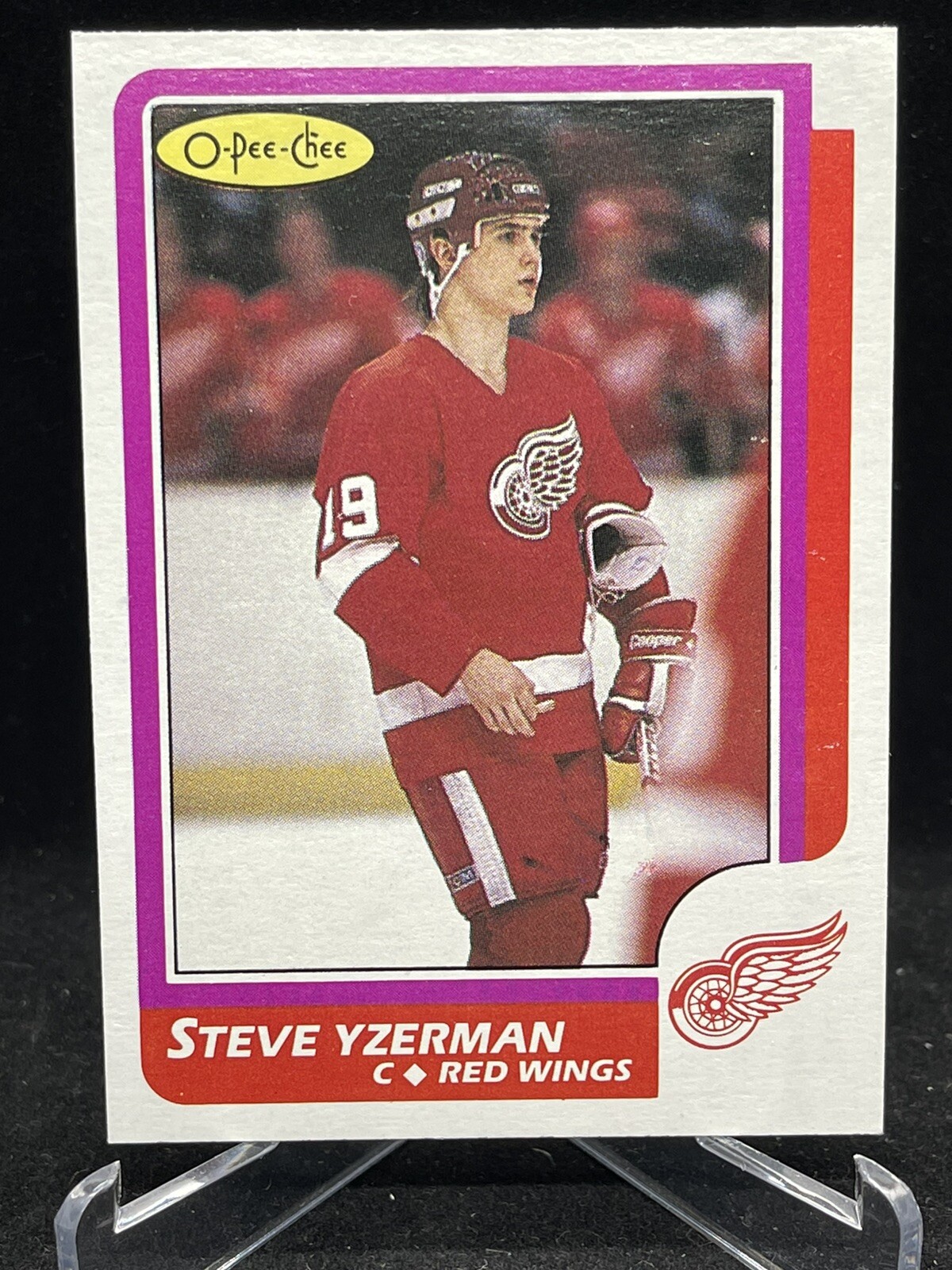 Steve Yzerman 1986-87 O-Pee-Chee #11
