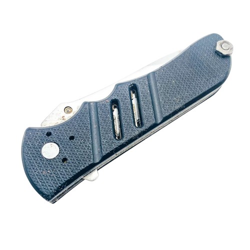 Miller's Creek Klappmesser Taschenmesser, 3 Zoll rostfreie gerade Klinge, schwarz - Bild 4 von 6