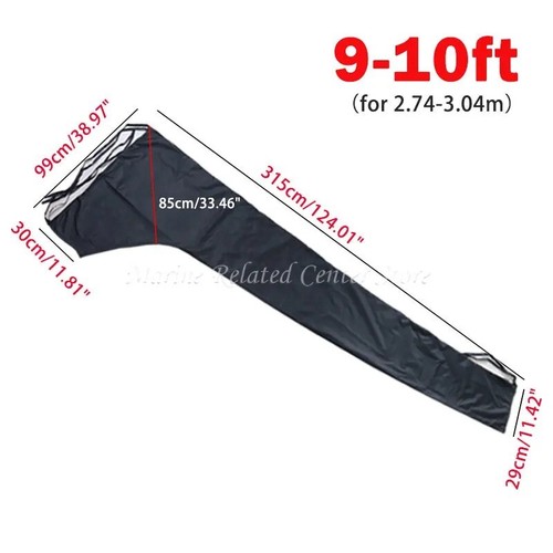 Segelabdeckung schwarz - Großsegel Ausleger Abdeckung 8-9ft, 9-10ft, 10-11ft, 11-12ft, 12-13ft - Bild 8 von 11