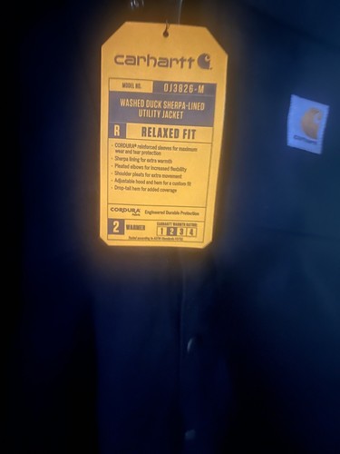 Carhartt Men's Bartlett Jacket (103826) Color Washed Black- Size 2XL Regular - Picture 3 of 4