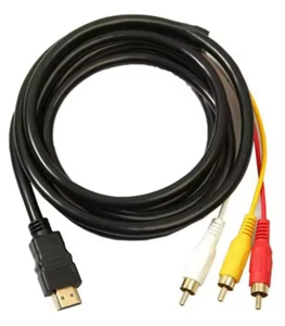 HDMI to 3RCA Video Audio AV Cable 1.5m