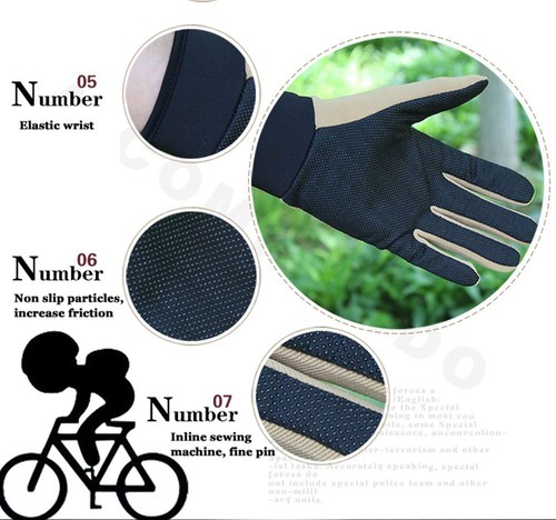 Non Slip Tactical Gloves - Breathable Full Finger Glove Mens Fashion Accessories - Picture 12 of 20
