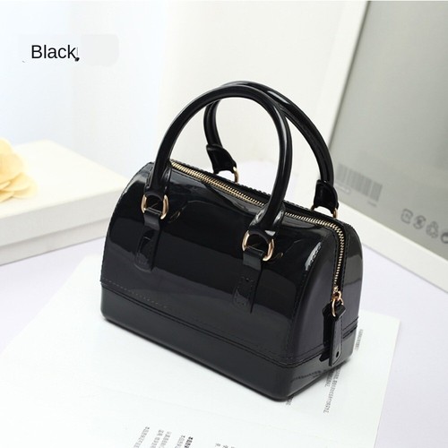 Waterproof Jelly Crossbody Bags Candy Transparent Women's Bucket Bag - Picture 13 of 22