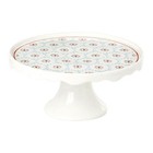 White Cake Stand Winter Dotty Porcelain Vintage Afternoon Tea Festive Party IHR