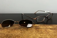 Miracle Clip MC052 Eyeglass Frames Clip-On Sunglass 49-15-140mm