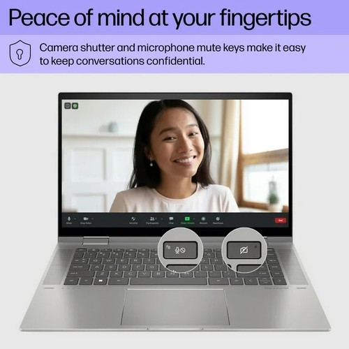 2023 HP ENVY x360 2-in-1 15.6" FHD TouchScreen Laptop Ryzen 5 12GB RAM 256GB SSD - Picture 7 of 8