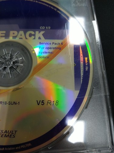 CATIA AUTOCAD V5 R18 CD'S - RELEASED 10/2/2007 - SP6 SOLARIS DISCS - 第 2/6 張圖片