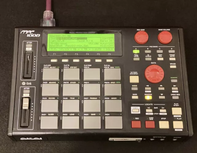 Color custom Fat Pad AKAI MPC1000 BK. JJOS 128mb Memory expansion
