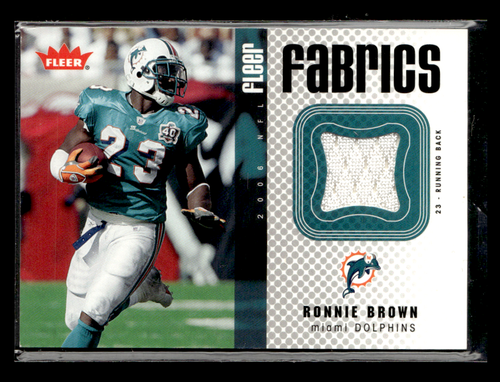 2006 Fleer #FF-RB Ronnie braun TRIKOT Stoffe