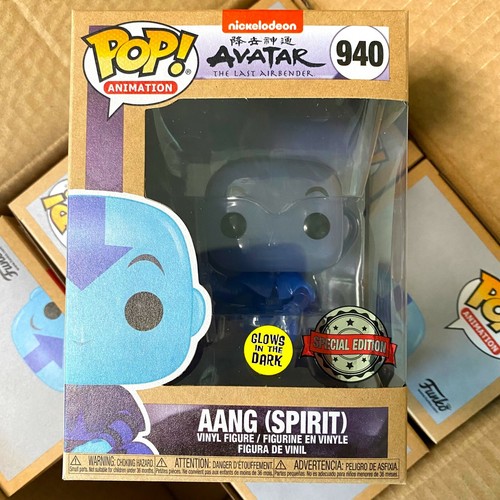 Funko Pop Avatar : Aang (Spirit) Glows #940 Vinyl Special Exclusive Sticker MINT - Picture 1 of 5
