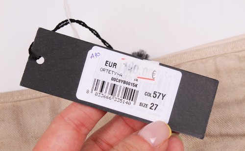 Vintage Diesel Black Gold Y2K Grunge Garment Dyed Mini Skirt Size 27 - Picture 8 of 11