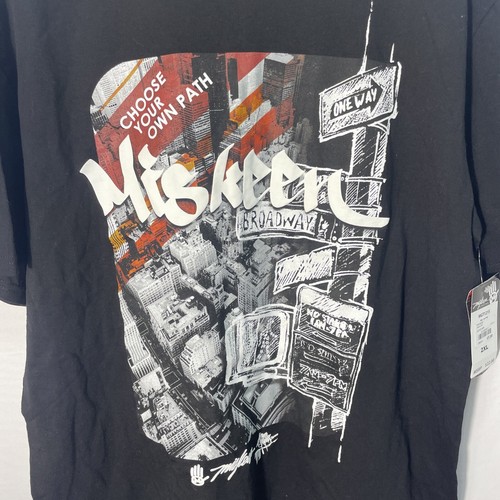 Miskeen Originals short sleeve T-shirt Men’s 2XL Vintage Y2K NWT Broadway NYC - Picture 2 of 9