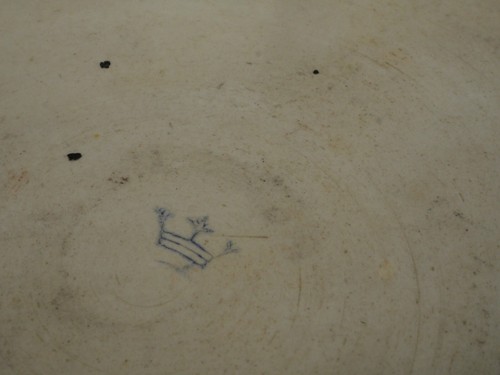 SELTENE PRÄSENTATIONSPLATTE AUS MASSIVEM SILBER PUNZE MINERVA UND PORZELLAN - Bild 8 von 11