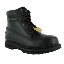 Groundwork SK21 Genuine Leather Steel Toe Safety Work Boots Shoes PPE