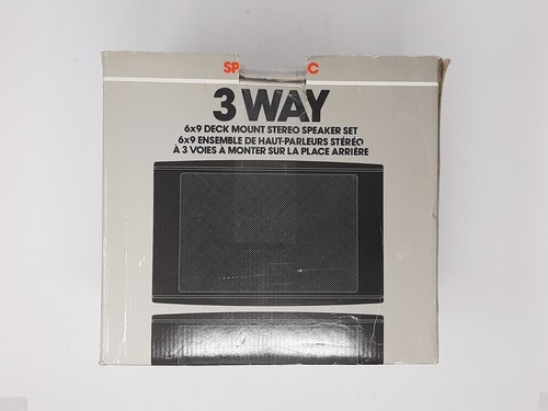 Vintage Sparkomatic SK693 3-Way 6 x 9" Deck Mount Stereo Car Speaker Set - Picture 2 of 5