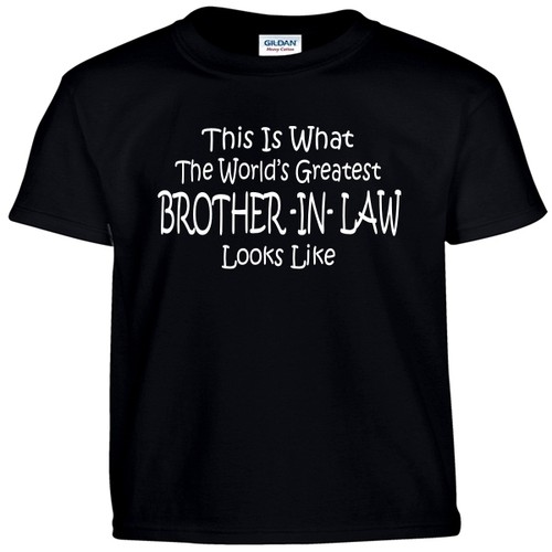 Worlds Greatest BROTHER IN LAW T Shirt Groom Gift T Shirt - Picture 3 of 16