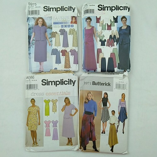 Sewing Pattern Bundle Women Plus Size Vintage Modern Simplicity New Look McCalls - Picture 5 of 8