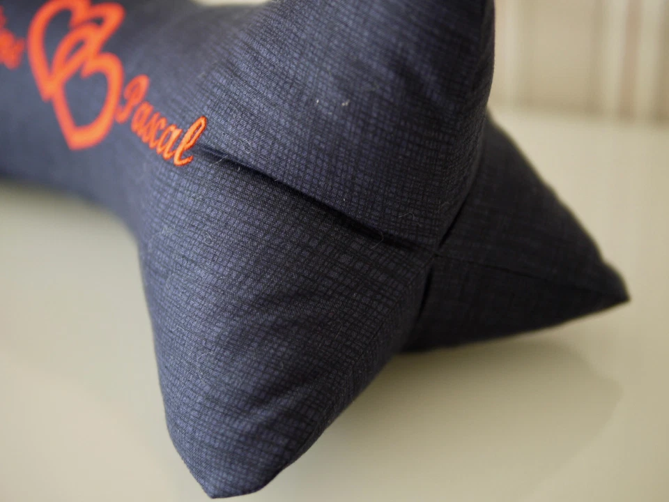 Hochzeitsgeschenk Kissen personalisiert bestickt Geschenk zur Hochzeit mit Namen - Bild 4 von 4