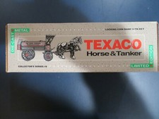 ERTL Texaco Horse  Tanker Diecast Metal Bank 1991 NEW IN BOX. NEVER OPENED