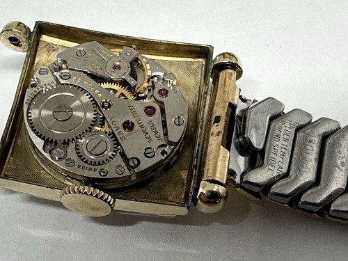 Vintage Man’s Yellow Mechanical Tank MILOS Swiss Watch SERVICED Cal. AS 970 - Picture 7 of 14