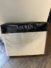 NIP Ralph Lauren Spencer Flax Beige Matelasse King Coverlet