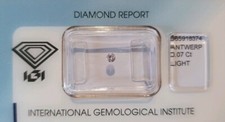 Diamant Zertifikat IGI Round Brilliant Light Purplish Pink