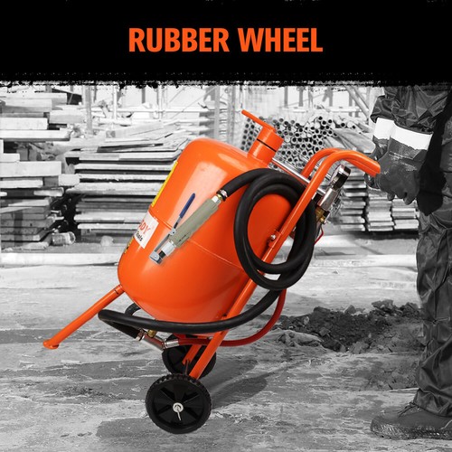 10 Gallon /40L Portable Sandblaster 125PSI Abrasive Air Soda Sand Blaster Gun - Picture 7 of 8