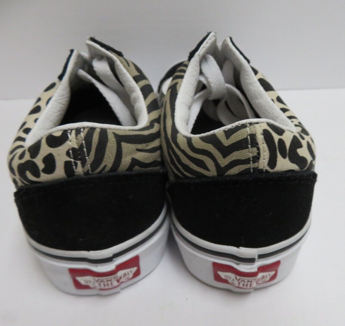 Vans Leopard/Zebra Old Skool Canvas/Suede Shoes M.3.5 /W 5.0