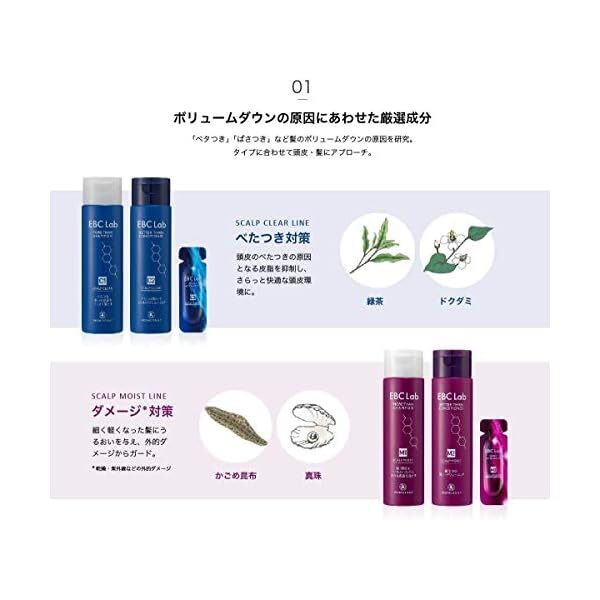 Made in JAPAN Momotani Juntenkan EBC Lab Clear volume up shampoo 290ml ...