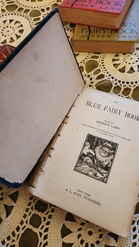 Antique Fairy Tale Book set By Andrew Lang- Blue, Red, Green HC AL Burt 1900 - Picture 5 of 9