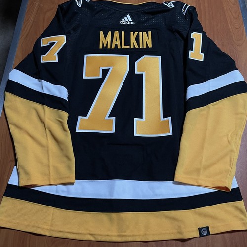 Adidas Authentic Evgeni Malkin Pittsburgh Penguins NHL Jersey Black Alternate 52 - Picture 3 of 7