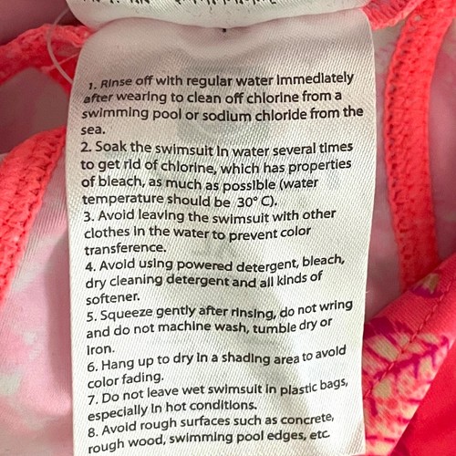 NSPort Pink Floral Islamic Modest Swimsuit Burkini Swim Beachwear Hijab Size XL - Picture 13 of 14