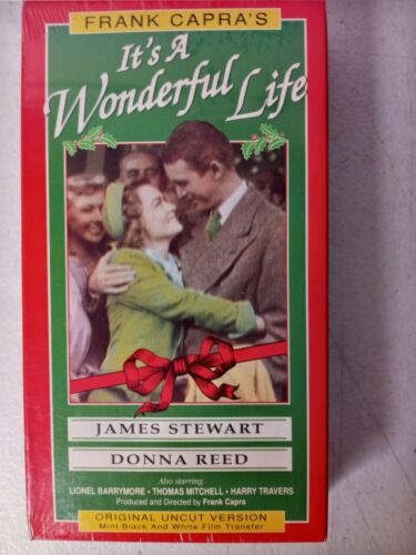 Rare It's A Wonderful Life Vintage Original Uncut Version VHS New Sealed 1990 - Picture 8 of 8