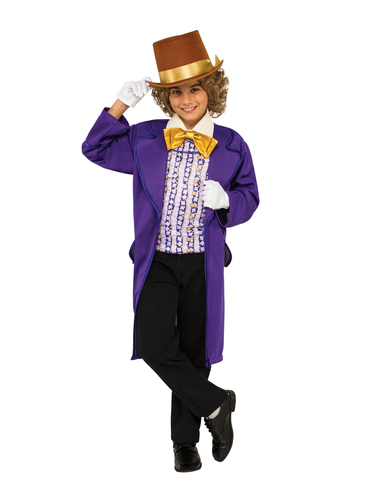 Willy Wonka Adults & Kids Charlie Fancy Dress Book Day Boys Girls Outfit Oompa L - Picture 16 of 21
