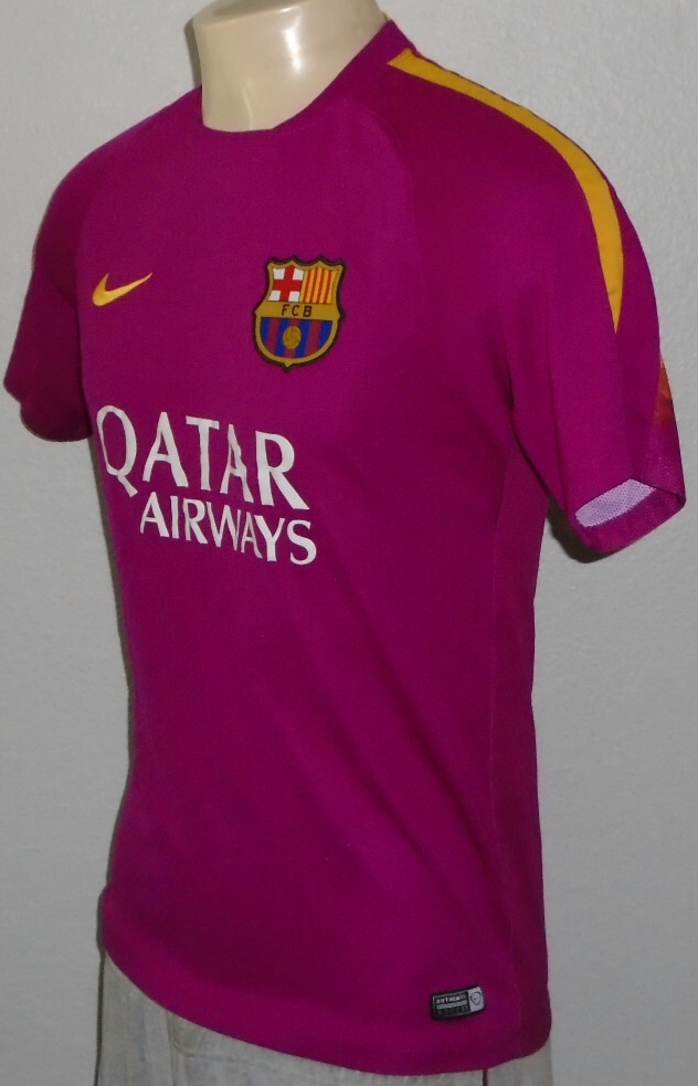 FC Barcelona Nike Qatar Airways Purple Training Soccer