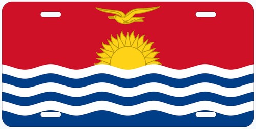 Placa de matrícula de automóvil novedoso con bandera del país de Oceanía - Imagen 12 de 31