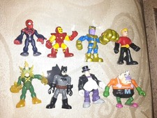 Imaginext DC Super Friends Heroes and Villians Lot of 8