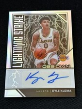 2019-20 Panini Obsidian - Lightning Strike Signatures #LS-KKZ Kyle Kuzma /49
