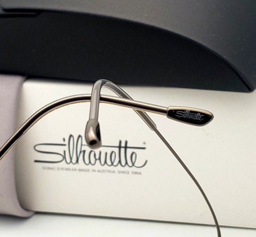 SILHOUETTE Rimless Eyeglasses TITAN MINIMAL ART MUST 5515 CO 6040 Pinecone Frame - Picture 9 of 12