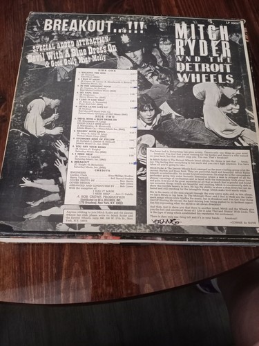 Mitch Ryder And The Detroit Wheels Breakout Vinyl G - Imagen 2 de 4