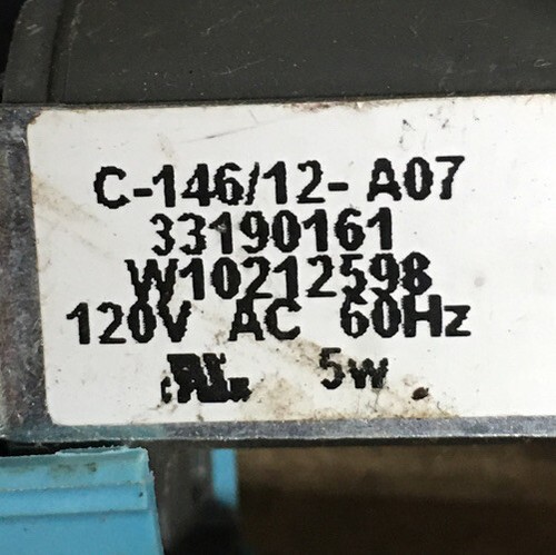 Washer Inlet Valve For Whirlpool W10212598 33190161, 120vac, 60hz, 5watt - 第 3/5 張圖片