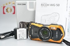 Excellent  Ricoh WG-50 Orange 16.0 MP Waterproof Action Camera w/ Box