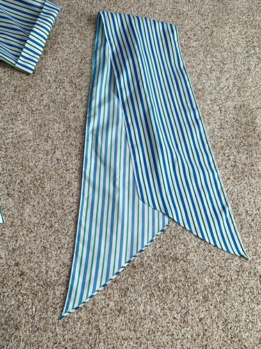 Bill Blass Girl Scouts of the USA Striped Blouse and Scarf size 40 - Picture 11 of 12