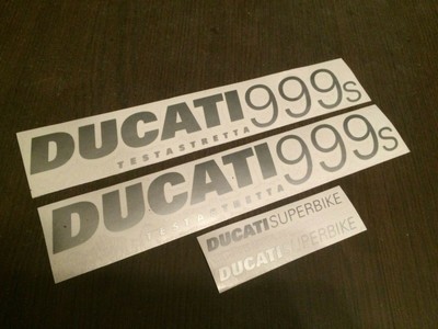 DUCATI 999s full decals stickers graphics logo set kit DUCATI 999s full decals stickers graphics logo set kit